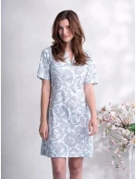 Dámská noční košile 10231-106-2 bílá-potisk - Pastunette