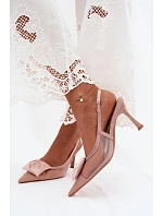 Sandály na podpatku model 228780 Step in style Sandály na podpatku model 228780 Step in style