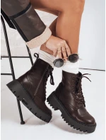 Dámské zateplené trapery hnědé FashionStreet ZY1206