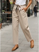 Spodnie damskie z wysokim stanem z  model 22067221 - FashionStreet