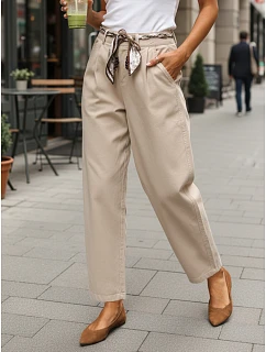 Spodnie damskie z wysokim stanem z  model 22067221 - FashionStreet