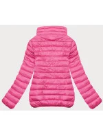 Lehká růžová prošívaná dámská bunda (58M23037-46)