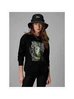 Dámská volná mikina bez kapuce model 22348411 - 4F