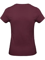 B&C #E190 /women Dámské tričko z těžké bavlny 01.004T burgundy B&C #E190 /women Dámské tričko z těžké bavlny 01.004T burgundy