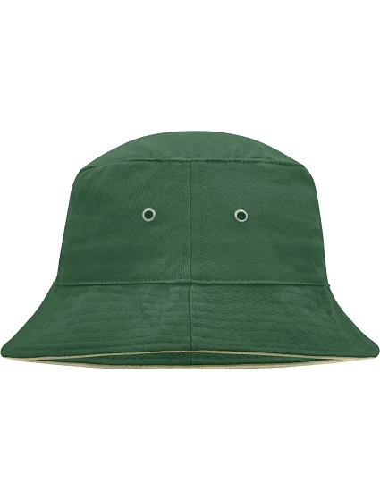 Daiber MB 12 Rybářský klobouk s lemem 03.0012 dark green/beige Daiber MB 12 Rybářský klobouk s lemem 03.0012 dark green/beige