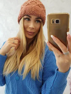 Roma fleecová čepice tmavě růžová model 18749861 - K-Fashion