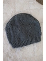 Dámská čepice  tmavě šedá model 18752451 - K-Fashion