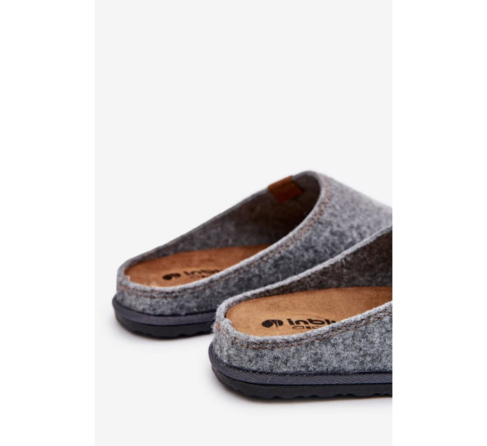 Pánské pantofle  šedé model 21677436 - Inblu