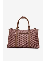 Vzorovaná Dámská Cestovní Taška Hnědá Nelle