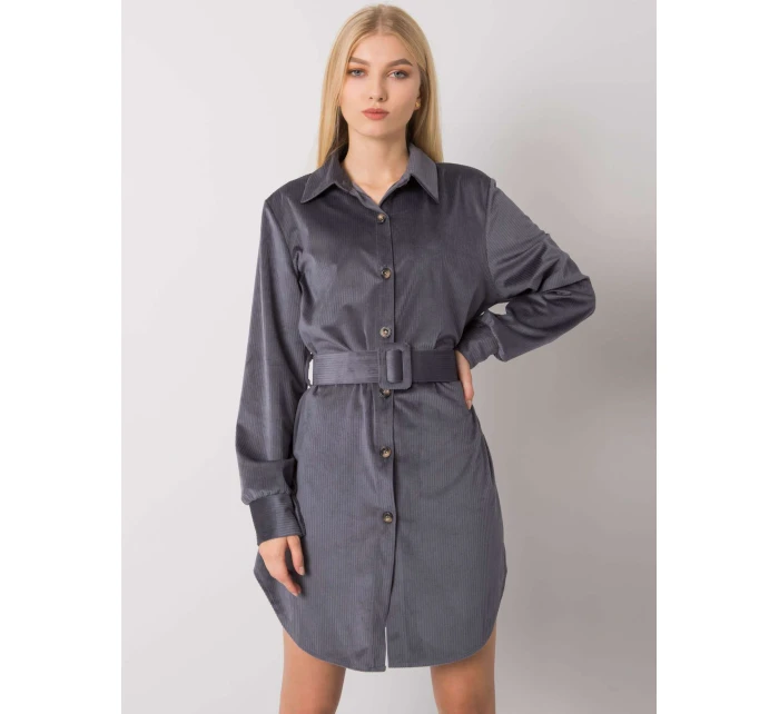 Šaty DHJ SK 10333.12P grafit