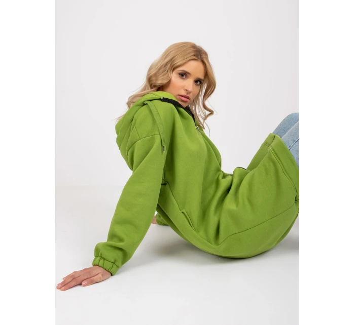 Mikina RV BL 7464.97P světle zelená