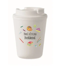 Personalizovaný cestovní termohrnek pro paní učitelku/pana učitele (pomůcky)