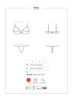 Divoký set otevřený Selvy cupless set - Obsessive