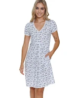 Noční košile TCB.5335 bílo-modrá - Doctor Nap