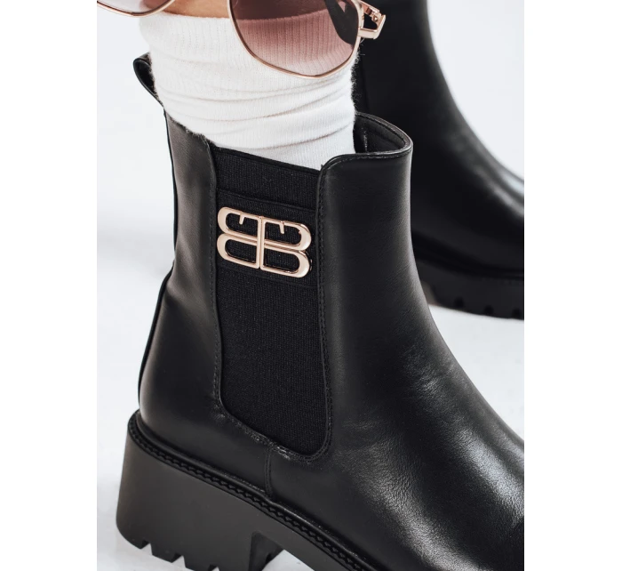 Dámské černé kozačky model 21992319 - Dstreet Dámské černé kozačky model 21992319 - Dstreet