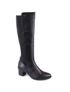 Zateplené boty Rieker, s koženou gumou W Y2050-00 RKR638