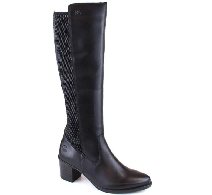 Zateplené boty Rieker, s koženou gumou W Y2050-00 RKR638