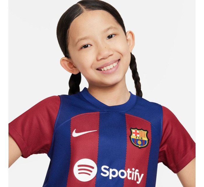 Nike FC Barcelona 2023/24 Home Jr set DX2801 456 dětské