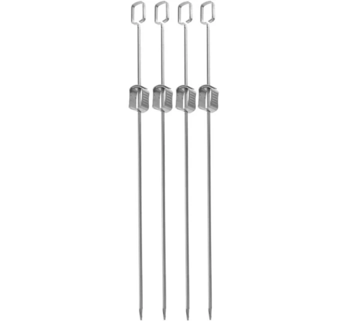 ŠPEJLE NA ŠPÍZY 4KS DÉLKA 40,5CM NEREZOVÁ OCEL