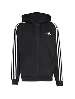Pánská mikina Essentials 3Stripes Fleece FullZip Hoodie, černá, model 22369277 - ADIDAS Pánská mikina Essentials 3Stripes Fleece FullZip Hoodie, černá, model 22369277 - ADIDAS