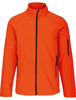K 401 Pánská 3vrstvá softshellová bunda model 22508782 fluorescent orange - Kariban