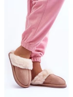 Dámské Pantofle s Kožíškem model 21631458 - Boto Dámské Pantofle s Kožíškem model 21631458 - Boto