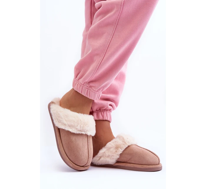 Dámské Pantofle s Kožíškem model 21631458 - Boto Dámské Pantofle s Kožíškem model 21631458 - Boto