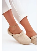 Pěnové Pantofle Dámské Béžové model 21703196 - EVENTO Pěnové Pantofle Dámské Béžové model 21703196 - EVENTO