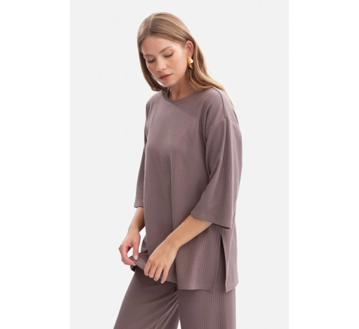 Žebrovaný pletený top model 21379880 - BeWear