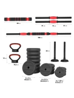 HMS SGN140 sada závaží 6v1 (činka, činky a kettlebell) 40 kg HMS SGN140 sada závaží 6v1 (činka, činky a kettlebell) 40 kg