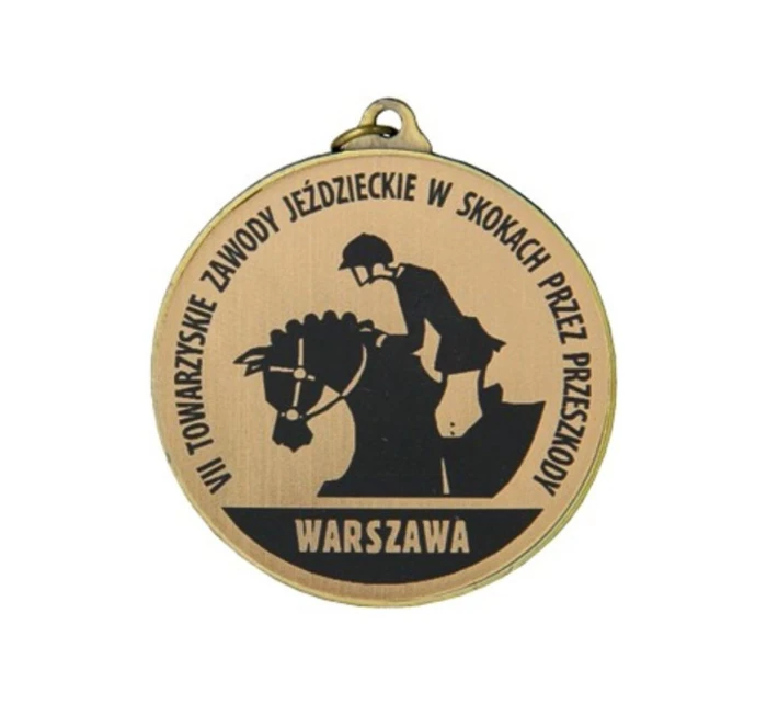 Medal  - medal stalowy z grawerem na laminacie model 21829627