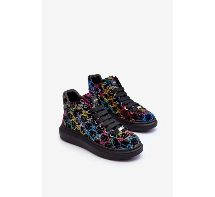 Sportovní Boty Na Platformě  Černé model 21632138 - Goe