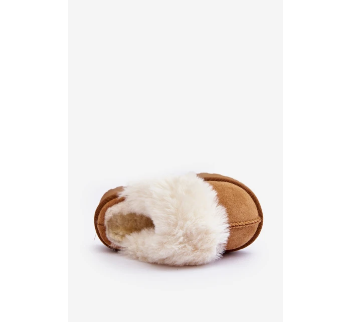 Dětské pantofle s kožešinou model 21639728 - Boto