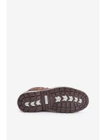 Zateplené pánské kotníkové boty model 21673169 hnědé - Boto