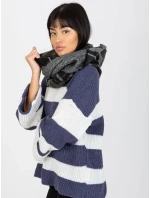 Tunelová šála AT KM 1402.20 černobílá