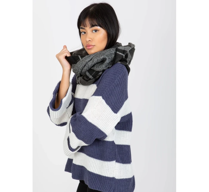 Tunelová šála AT KM 1402.20 černobílá