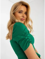 Dámské šaty LK SK zelená model 18171361 - FPrice Dámské šaty LK SK zelená model 18171361 - FPrice