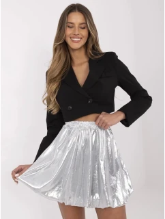 Spódnica MI SD model 20961854 srebrny - FPrice