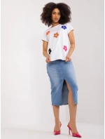 Bluzka RV BZ model 19735073 biały - FPrice Bluzka RV BZ model 19735073 biały - FPrice