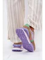 Dámské semišové tenisky na platformě Big Star – růžové Dámské semišové tenisky na platformě Big Star – růžové