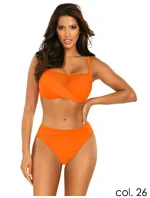 Dámské dvoudílné plavky Fashion 16 S1002N2-26c, oranžová - Self