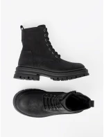 Trendy dámské kotníčkové boty černé Trendy dámské kotníčkové boty černé