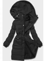 Černá péřová dámská zimní bunda (CAN-865)
