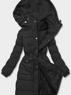 Černá péřová dámská zimní bunda (CAN-865)