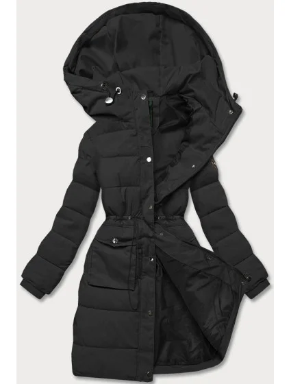 Černá péřová dámská zimní bunda (CAN-865)