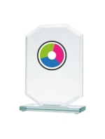 Skleněná trofej s barevným potiskem LuxorJet Skleněná trofej s barevným potiskem LuxorJet