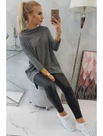 Mikina s potiskem kola graphite melange Mikina s potiskem kola graphite melange