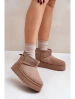 sněhule na platformě Big Star béžové model 21677565 - Big Star Shoes sněhule na platformě Big Star béžové model 21677565 - Big Star Shoes