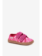 Pantofle Barefoot Dívčí Srdíčka Milami Fuchsie Saphira