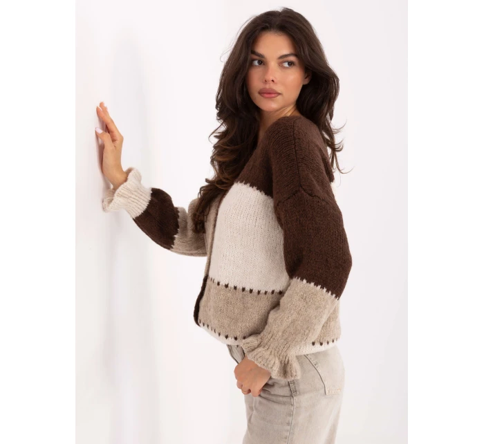 Jumper MI SW 0903.87 hnědý Jumper MI SW 0903.87 hnědý